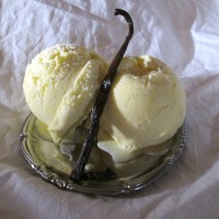 Glace à la vanille