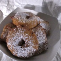 Le beignet aux pommes