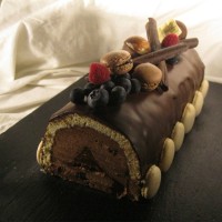 Bûche au chocolat